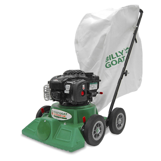 Order a The entry-level vacuum from Billy Goat is particularly light and manoeuvrable and features superior suction. The unit is ideal for vacuuming leaves, grass, flower heads and seeds from pool areas, patios or small gardens.